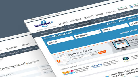 Cadremploi Website Design