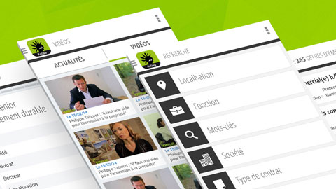 Keljob UI Design